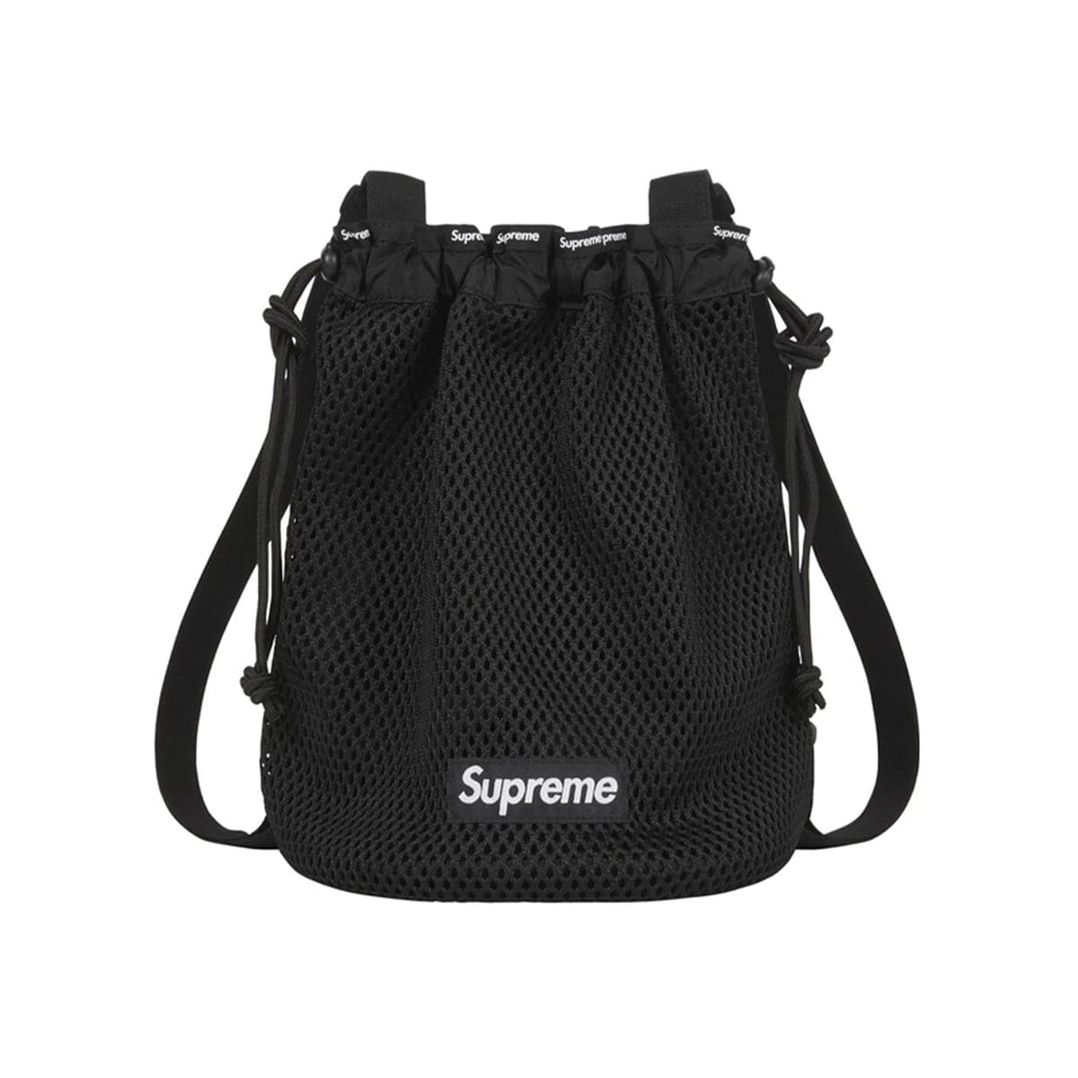 Mochila Supreme Mesh Small Backpack Black Boné Supreme Blizz Sneakers 