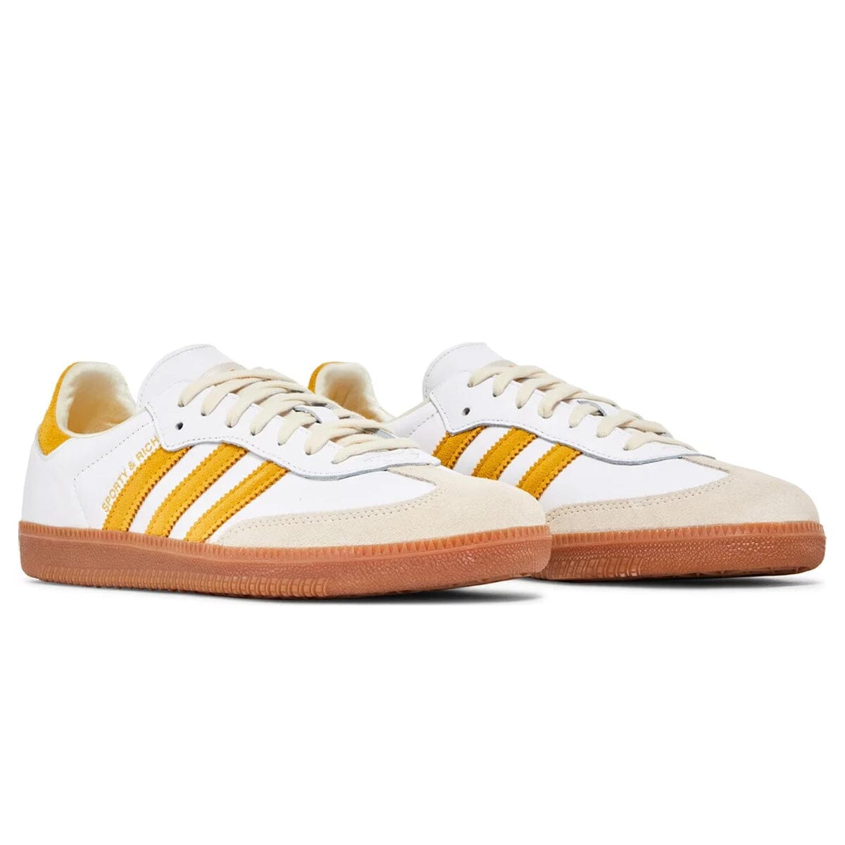 Adidas Samba Sporty & Rich White Bold Gold Samba Blizz Sneakers 