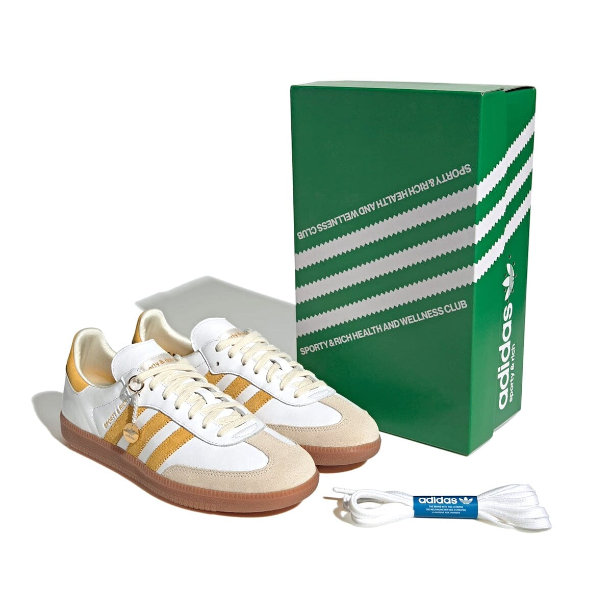 Adidas Samba Sporty & Rich White Bold Gold Samba Blizz Sneakers 
