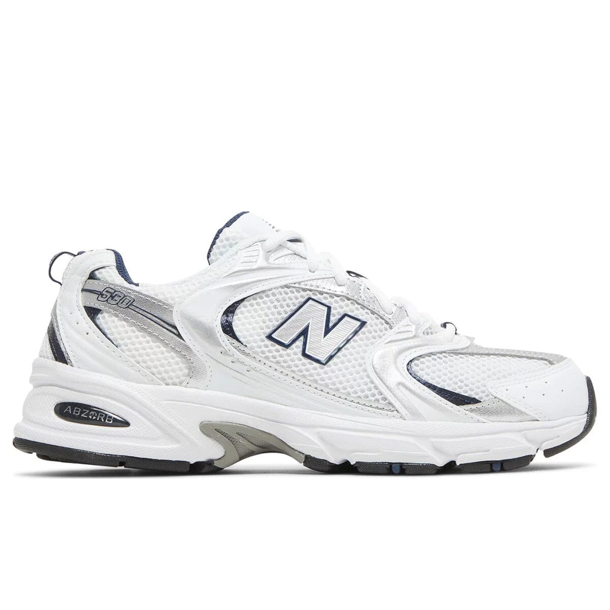 New Balance 530 White Silver Navy New Balance 530 Blizz Sneakers 