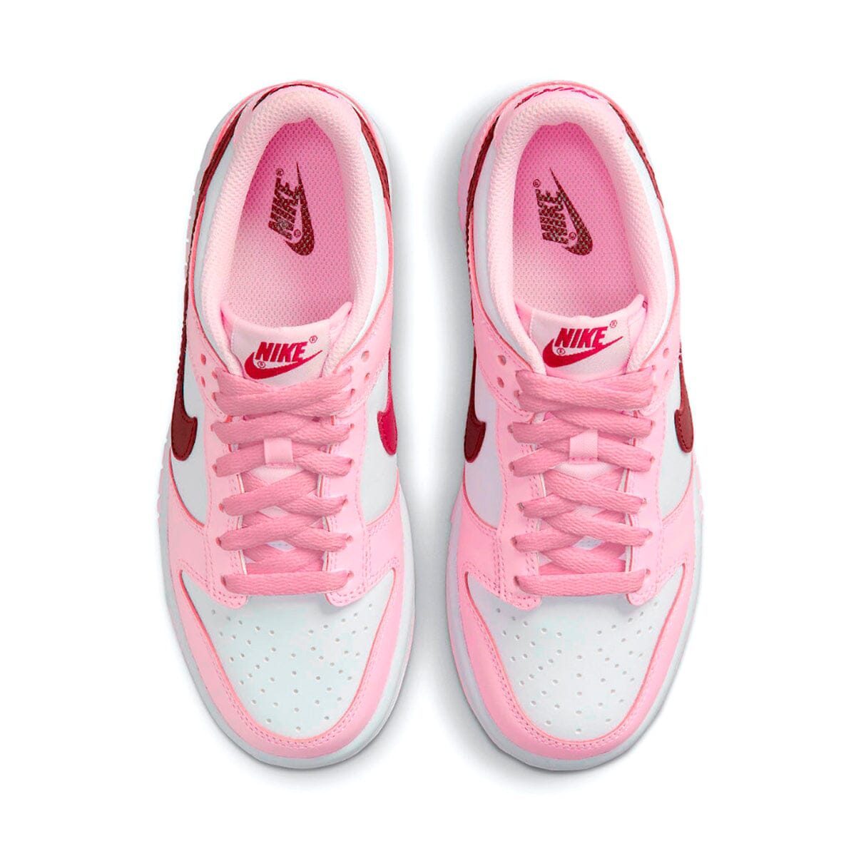 Nike Dunk Low Pink Red White Nike Dunk Low Blizz Sneakers 